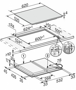 Индукционная варочная панель Miele KM7667 FL с витрины новая фото 4 в Челябинске