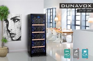 Винный шкаф Дунавокс DX-147.280K фото 2 в Челябинске Винный шкаф Dunavox DX-147.280K фото 2 в Челябинске