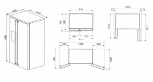 Холодильник Смег SBS8004PO фото 3 в Челябинске Холодильник Smeg SBS8004PO фото 3 в Челябинске