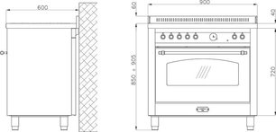 Варочный центр Лофра PBPG96GVT/C фото 2 в Челябинске Варочный центр Lofra PBPG96GVT/C фото 2 в Челябинске