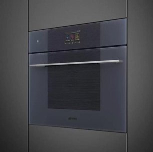 Компактный духовой шкаф с пароваркой шкаф Smeg SO4104APG фото 3 в Челябинске