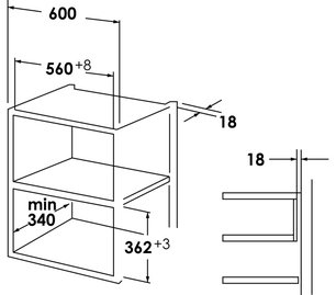 Встраиваемая микроволновая печь Schaub Lorenz SLM EE21D фото 2 в Челябинске