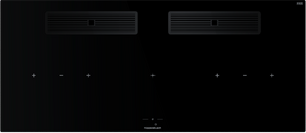 Индукционная варочная поверхность с вытяжкой Kuppersbusch KMI 12850.0 SR-E Black Chrome фото в Челябинске