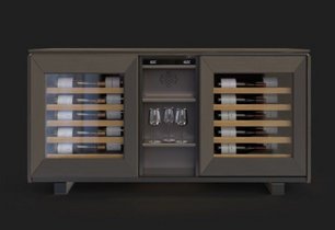 Двухтемпературный винный шкаф EuroCave D-HARMONIE D-H004 фото в Челябинске