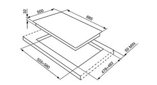Варочная панель Smeg SPR876AGH фото 2 в Челябинске