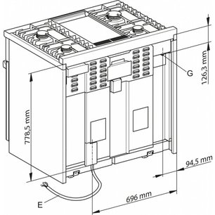 Комбинированная плита Миле HR 1936 G (серия Range Cooker) фото 2 в Челябинске Комбинированная плита Miele HR 1936 G (серия Range Cooker) фото 2 в Челябинске