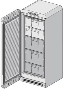 Холодильник Смег CVB20LP фото 3 в Челябинске Холодильник Smeg CVB20LP фото 3 в Челябинске