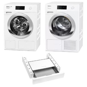 Miele ChromeEdition (стиральная машина WCR870WPS + сушильная машина TCR790WP + монтажный элемент WTV511) фото в Челябинске