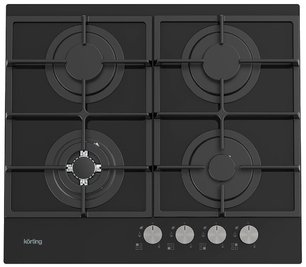 Газовая стеклянная варочная панель Korting HGG 6722 CTN фото в Челябинске