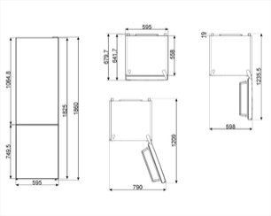 Холодильник Смег FC202PBN фото 4 в Челябинске Холодильник Smeg FC202PBN фото 4 в Челябинске