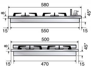Варочная панель Илве H60CNV Brilliant copper фото 2 в Челябинске Варочная панель Ilve H60CNV Brilliant copper фото 2 в Челябинске