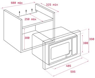 Встраиваемая микроволновая печь Teka ML 820 BIS WH WHITE фото 2 в Челябинске