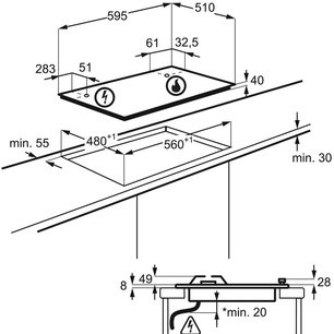 Варочная панель Electrolux GRE263MB фото 4 в Челябинске