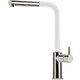 Смеситель Franke Neptune Style выдвижной шланг хром/белый