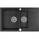 Мойка Teka Clivo 60 B-TQ Black metallic
