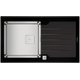 Врезная раковина Teka Diamond RS15 1B 1D 86 BLACK