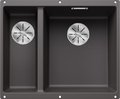 Мойка BLANCO SUBLINE 340/160-U Silgranit темная скала, чаша справа