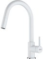 Смеситель Franke Lina с выдвижным шлангом белый