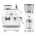 Smeg 50`s Style (кофемашина EGF03WHEU + кофемолка CGF11WHEU)