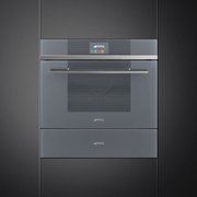 Компактный духовой шкаф с пароваркой Smeg SF4104VCS фото 2 в Челябинске
