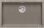 Мойка Blanco SUBLINE 700-U SILGRANIT отводная арматура InFino® серый беж фото в Челябинске