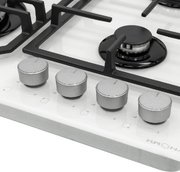 Газовая варочная панель KRONA NEBEL 60 WH W фото 4 в Челябинске