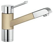 Смеситель Blanco Zenos-S chrome/Silgranit шампань фото в Челябинске