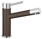 Смеситель Blanco Alta compact chrome/Silgranit темная скала фото 2 в Челябинске