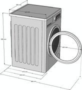 Стирально-сушильная машина Korting KWD 48IT1496 фото 3 в Челябинске