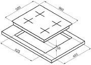 Варочная поверхность Korting HG 985 CTX фото 2 в Челябинске