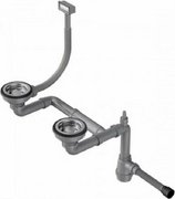 Арматура для полуторачашевых моек с круглым переливом Omoikiri WK-1.5-R-IN фото в Челябинске