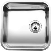 Мойка Blanco Supra 400-U клапан-автомат нержавеющая сталь фото в Челябинске