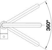 Смеситель Blanco Mili Silgranit жемчужный фото 4 в Челябинске