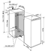 Встраиваемый холодильник Liebherr IKBP 3550 Premium фото 4 в Челябинске