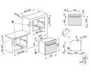 Духовой шкаф Smeg SF6400PZB фото 3 в Челябинске