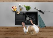 Смеситель Blanco MIDA-S 521455 Silgranit антрацит фото 3 в Челябинске