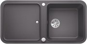 Мойка Blanco YOVA XL 6S SILGRANIT клапан-автомат InFino® темная скала фото в Челябинске