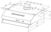 Вытяжка Faber 741 BASE BK A50 фото 2 в Челябинске