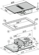 Варочная панель с вытяжкой Miele KMDA 7272 FR-U фото 4 в Челябинске
