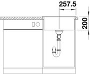 Мойка BLANCO NAYA 5 Silgranit черный фото 4 в Челябинске