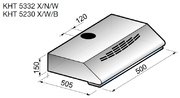 Вытяжка Korting KHT 5332 W фото 2 в Челябинске