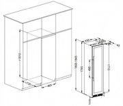 Винный шкаф Meyvel MV106-KST2 Узкий (Slim) фото 4 в Челябинске