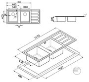 Мойка Smeg LMN116S фото 2 в Челябинске