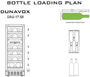 Винный шкаф Dunavox DAU-17.58DB фото 4 в Челябинске