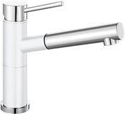 Смеситель Blanco Alta-S compact chrome/Silgranit белый фото в Челябинске