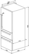 Холодильник SMEG FT41BXE фото 3 в Челябинске