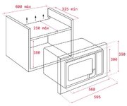 Встраиваемая микроволновая печь Teka ML 8200 BIS NIGHT RIVER BLACK фото 2 в Челябинске