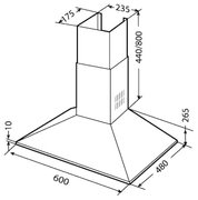 Вытяжка Teka DBB 60 STAINLESS STEEL фото 2 в Челябинске