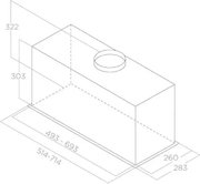 Встраиваемая вытяжка Elica LANE SENSOR IX/A/52 фото 3 в Челябинске
