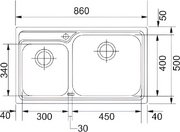 Мойка Franke GAX 620 нержавеющая сталь фото 3 в Челябинске